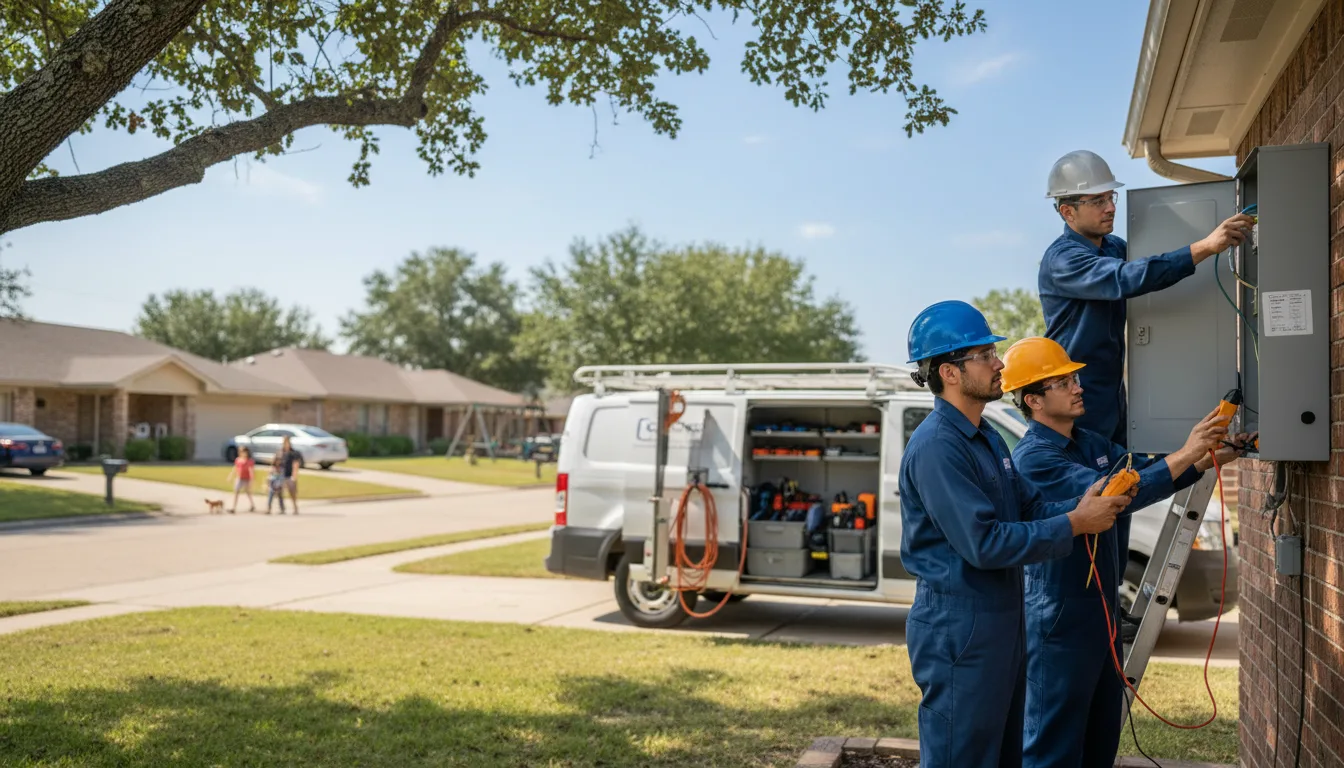 Certified electrician providing emergency electrical services in Devens, MA